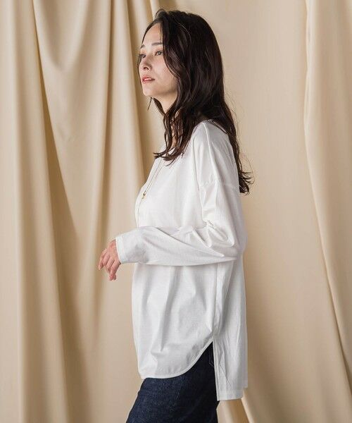 LAUTREAMONT / ロートレアモン カットソー | 【WEB限定】汗じみ防止スムースロングTシャツ ≪洗える／接触冷感≫ | 詳細2