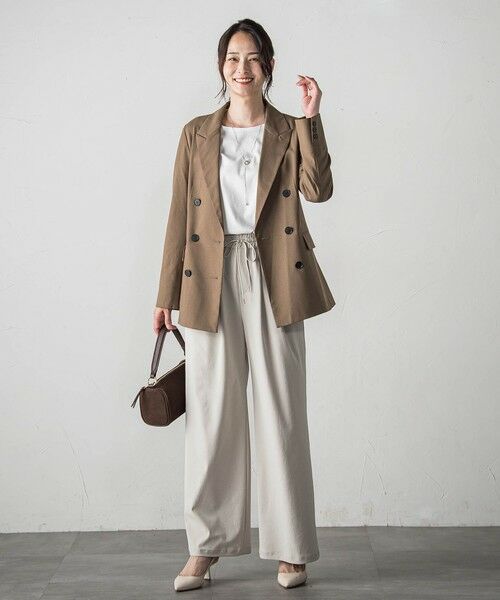 LAUTREAMONT / ロートレアモン カットソー | 【WEB限定】汗じみ防止スムースロングTシャツ ≪洗える／接触冷感≫ | 詳細3