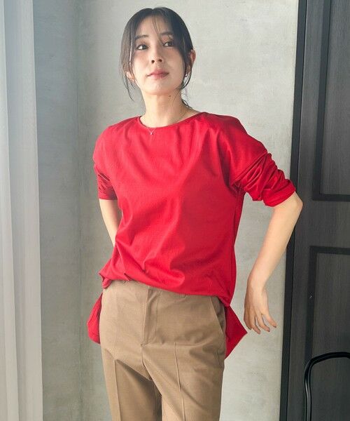 LAUTREAMONT / ロートレアモン カットソー | 【WEB限定】汗じみ防止スムースロングTシャツ ≪洗える／接触冷感≫ | 詳細10