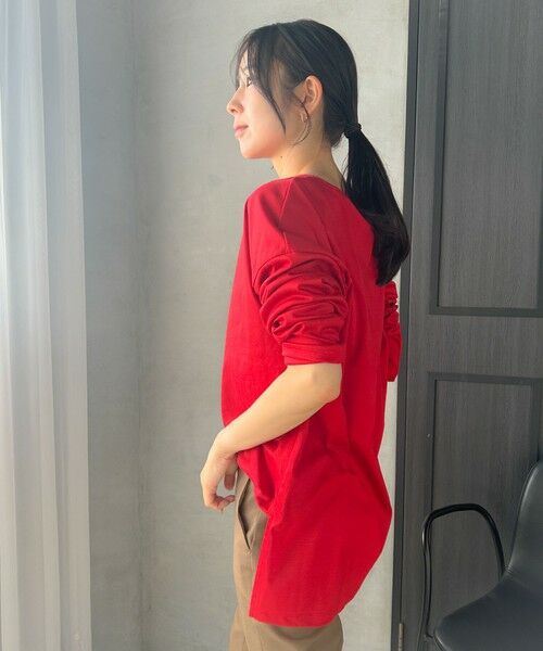 LAUTREAMONT / ロートレアモン カットソー | 【WEB限定】汗じみ防止スムースロングTシャツ ≪洗える／接触冷感≫ | 詳細8