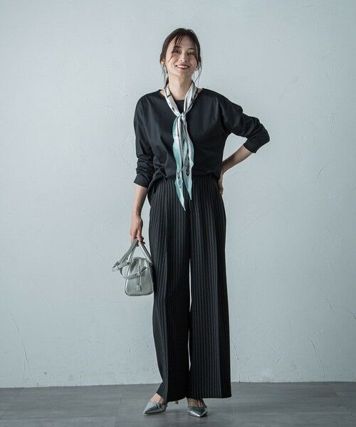 LAUTREAMONT / ロートレアモン カットソー | 【WEB限定】汗じみ防止スムースロングTシャツ ≪洗える／接触冷感≫ | 詳細18