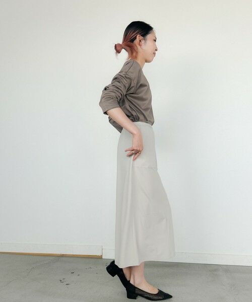 LAUTREAMONT / ロートレアモン カットソー | 【WEB限定】汗じみ防止スムースロングTシャツ ≪洗える／接触冷感≫ | 詳細24