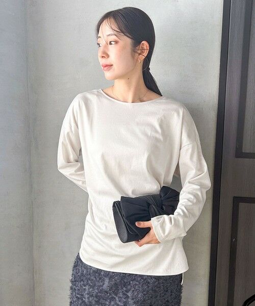 LAUTREAMONT / ロートレアモン カットソー | 【WEB限定】汗じみ防止スムースロングTシャツ ≪洗える／接触冷感≫ | 詳細29