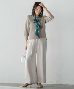 LAUTREAMONT / ロートレアモン その他パンツ | エアリースエード調プルオンパンツ≪洗濯機で洗える≫