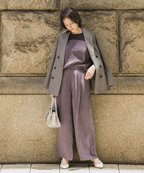 LAUTREAMONT / ロートレアモン その他パンツ | エアリースエード調プルオンパンツ≪洗濯機で洗える≫ | 詳細2