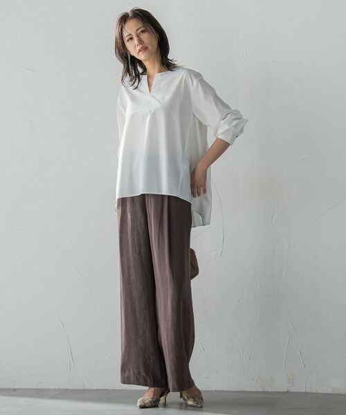 LAUTREAMONT / ロートレアモン その他パンツ | エアリースエード調プルオンパンツ≪洗濯機で洗える≫ | 詳細5