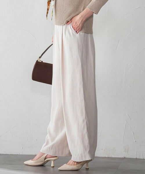 LAUTREAMONT / ロートレアモン その他パンツ | エアリースエード調プルオンパンツ≪洗濯機で洗える≫ | 詳細13