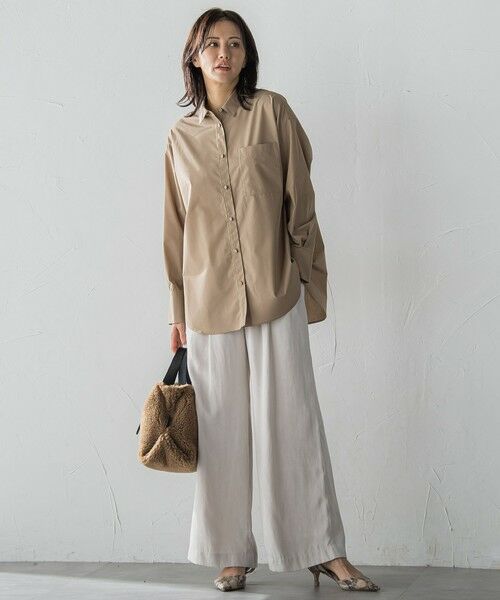 LAUTREAMONT / ロートレアモン その他パンツ | エアリースエード調プルオンパンツ≪洗濯機で洗える≫ | 詳細19