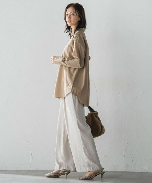 LAUTREAMONT / ロートレアモン その他パンツ | エアリースエード調プルオンパンツ≪洗濯機で洗える≫ | 詳細20