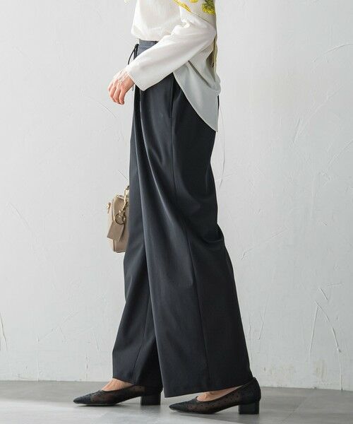 LAUTREAMONT / ロートレアモン その他パンツ | 【WEB限定】Active Beautyワイドパンツ≪洗濯機で洗える≫ | 詳細1