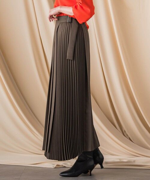 LAUTREAMONT / ロートレアモン ミニ・ひざ丈スカート | アシンメトリーコンビプリーツスカート | 詳細6