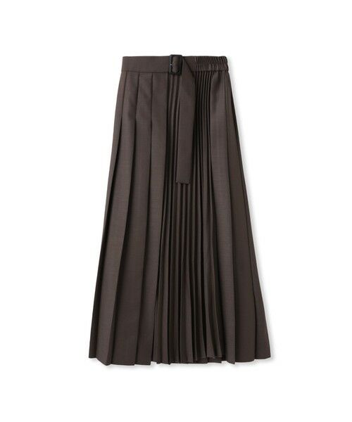 LAUTREAMONT / ロートレアモン ミニ・ひざ丈スカート | アシンメトリーコンビプリーツスカート | 詳細8