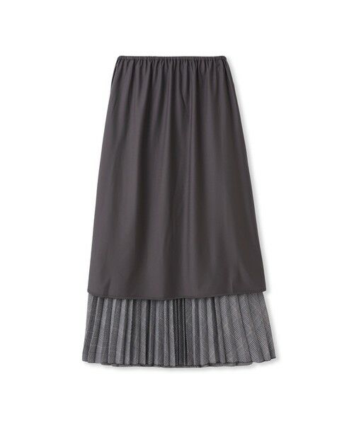 LAUTREAMONT / ロートレアモン ミニ・ひざ丈スカート | アシンメトリーコンビプリーツスカート | 詳細27