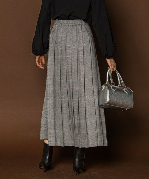 LAUTREAMONT / ロートレアモン ミニ・ひざ丈スカート | アシンメトリーコンビプリーツスカート | 詳細14