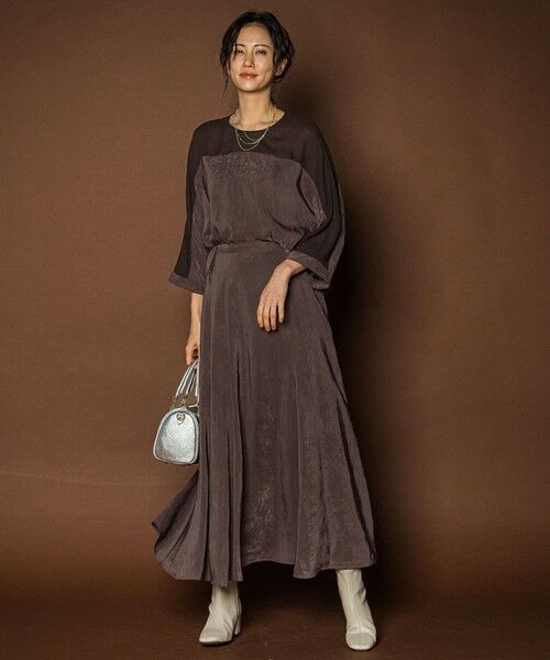 LAUTREAMONT / ロートレアモン ミニ・ひざ丈スカート | エアリースエード調フレアスカート≪洗濯機で洗える≫ | 詳細10