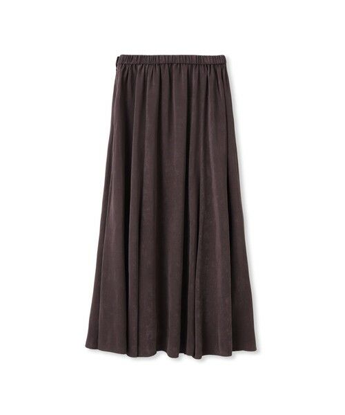 LAUTREAMONT / ロートレアモン ミニ・ひざ丈スカート | エアリースエード調フレアスカート≪洗濯機で洗える≫ | 詳細13