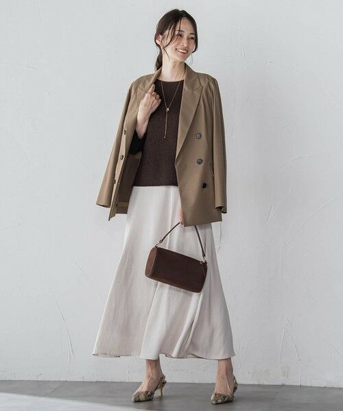 LAUTREAMONT / ロートレアモン ミニ・ひざ丈スカート | エアリースエード調フレアスカート≪洗濯機で洗える≫ | 詳細28