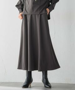 LAUTREAMONT / ロートレアモン ミニ・ひざ丈スカート | プロシェルジョーゼット フレアスカート ≪セットアップ対応/洗濯機で洗える≫