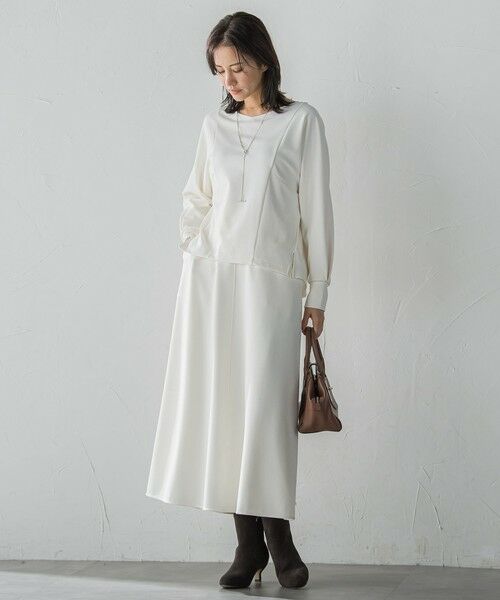 LAUTREAMONT / ロートレアモン ミニ・ひざ丈スカート | プロシェルジョーゼット フレアスカート ≪セットアップ対応/洗濯機で洗える≫ | 詳細1