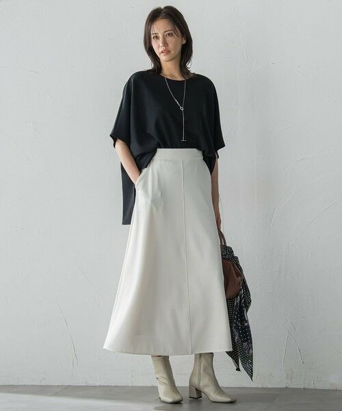 LAUTREAMONT / ロートレアモン ミニ・ひざ丈スカート | プロシェルジョーゼット フレアスカート ≪セットアップ対応/洗濯機で洗える≫ | 詳細7