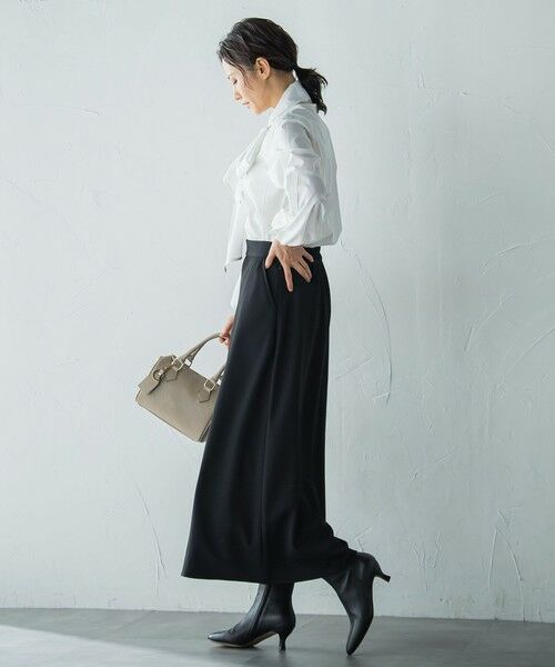 LAUTREAMONT / ロートレアモン ミニ・ひざ丈スカート | プロシェルジョーゼット フレアスカート ≪セットアップ対応/洗濯機で洗える≫ | 詳細13