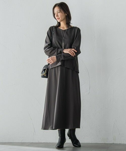 LAUTREAMONT / ロートレアモン ミニ・ひざ丈スカート | プロシェルジョーゼット フレアスカート ≪セットアップ対応/洗濯機で洗える≫ | 詳細16