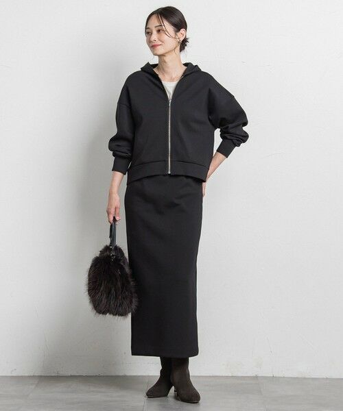 LAUTREAMONT / ロートレアモン ミニ・ひざ丈スカート | cotton Air ナロースカート≪洗濯機で洗える≫ | 詳細7