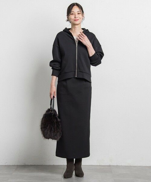 LAUTREAMONT / ロートレアモン ミニ・ひざ丈スカート | cotton Air ナロースカート≪洗濯機で洗える≫ | 詳細8