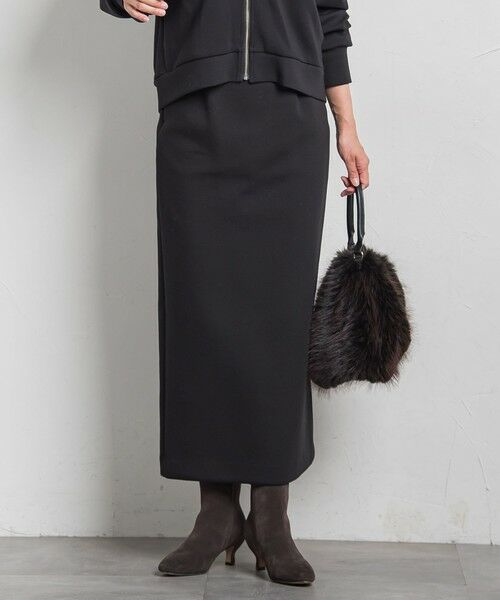 LAUTREAMONT/ロートレアモン cotton Air ナロースカート&#8810;洗濯機で洗える&#8811; ブラック 9号