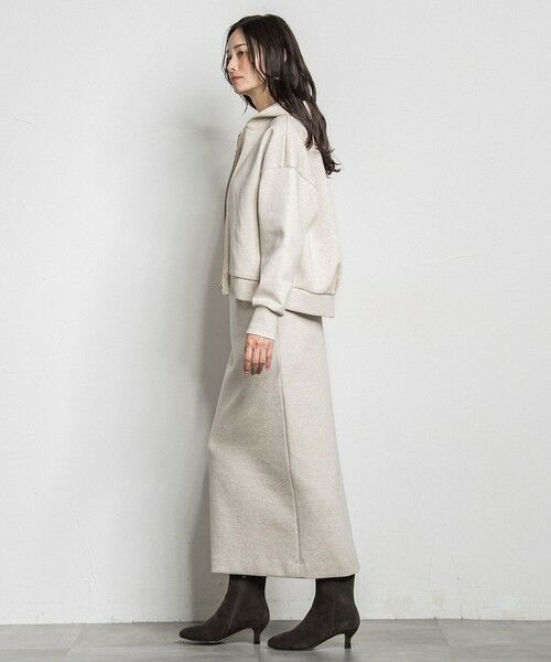 LAUTREAMONT / ロートレアモン ミニ・ひざ丈スカート | cotton Air ナロースカート≪洗濯機で洗える≫ | 詳細17