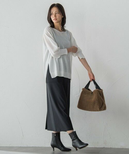 LAUTREAMONT / ロートレアモン ミニ・ひざ丈スカート | 【WEB限定】Active Beautyナロースカート≪洗濯機で洗える≫ | 詳細16