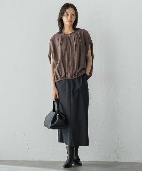 LAUTREAMONT / ロートレアモン ミニ・ひざ丈スカート | 【WEB限定】Active Beautyナロースカート≪洗濯機で洗える≫ | 詳細8