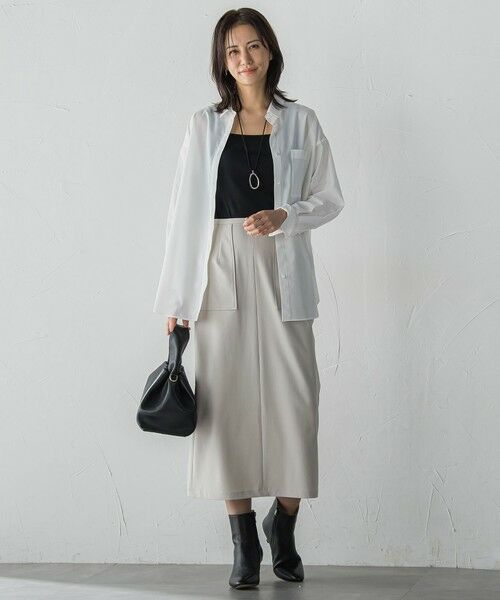 LAUTREAMONT / ロートレアモン ミニ・ひざ丈スカート | 【WEB限定】Active Beautyナロースカート≪洗濯機で洗える≫ | 詳細23