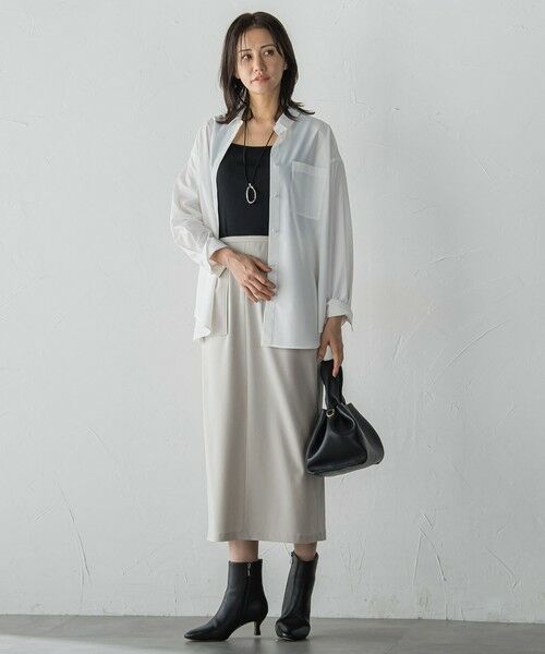 LAUTREAMONT / ロートレアモン ミニ・ひざ丈スカート | 【WEB限定】Active Beautyナロースカート≪洗濯機で洗える≫ | 詳細24