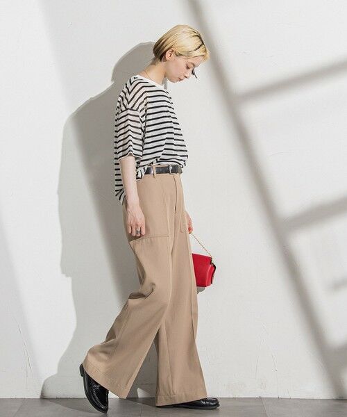 LAUTREAMONT / ロートレアモン ニット・セーター | 【WEB限定】シアーボーダーニットプルオーバー≪手洗い可能≫ | 詳細1