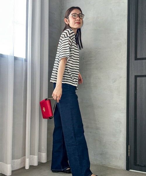 LAUTREAMONT / ロートレアモン ニット・セーター | 【WEB限定】シアーボーダーニットプルオーバー≪手洗い可能≫ | 詳細17