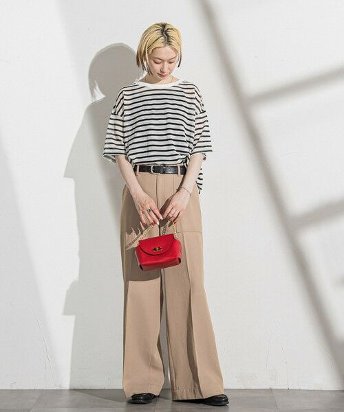 LAUTREAMONT / ロートレアモン ニット・セーター | 【WEB限定】シアーボーダーニットプルオーバー≪手洗い可能≫ | 詳細2