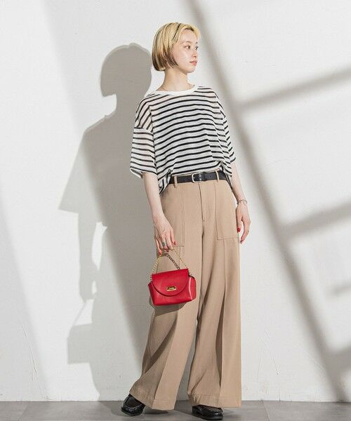 LAUTREAMONT / ロートレアモン ニット・セーター | 【WEB限定】シアーボーダーニットプルオーバー≪手洗い可能≫ | 詳細3