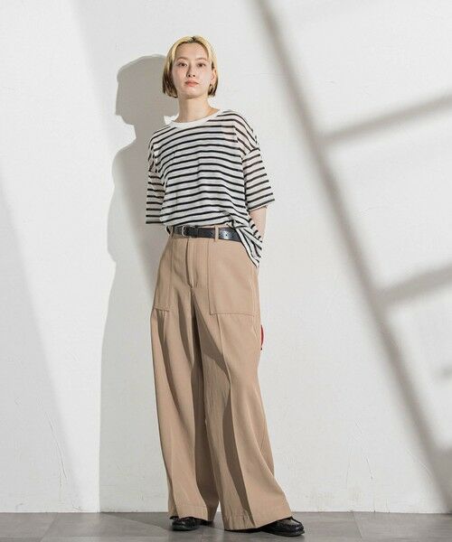 LAUTREAMONT / ロートレアモン ニット・セーター | 【WEB限定】シアーボーダーニットプルオーバー≪手洗い可能≫ | 詳細4