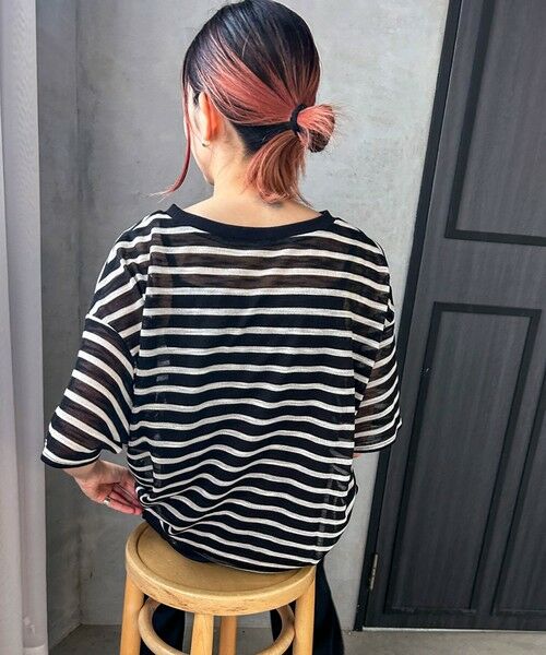 LAUTREAMONT / ロートレアモン ニット・セーター | 【WEB限定】シアーボーダーニットプルオーバー≪手洗い可能≫ | 詳細23