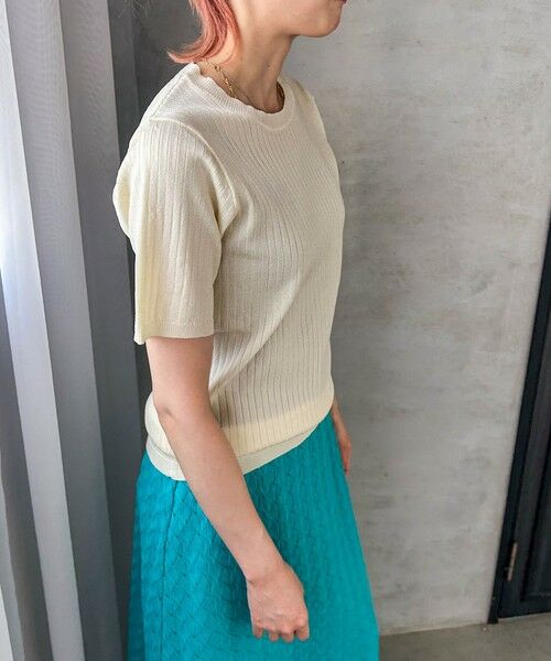 LAUTREAMONT / ロートレアモン ニット・セーター | 【WEB限定】ブライトリブニット≪手洗い可能≫ | 詳細1