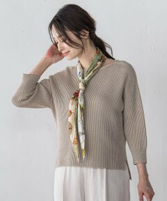 LAUTREAMONT / ロートレアモン ニット・セーター | ラメミックスニットプルオーバー≪手洗い可能≫