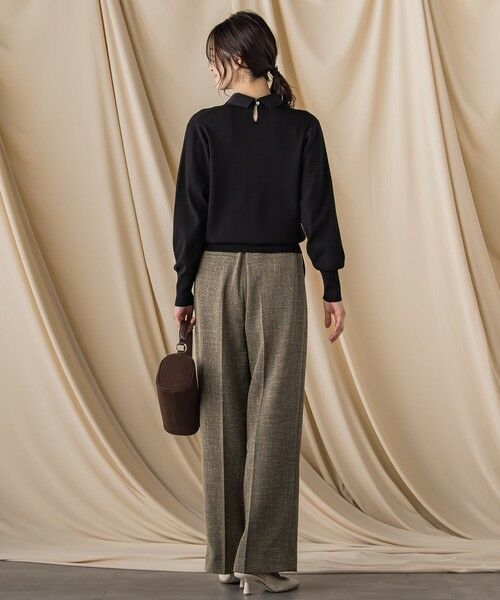 LAUTREAMONT / ロートレアモン ニット・セーター | 2WAYシャツ襟付きニットプルオーバー≪手洗い可能≫ | 詳細4