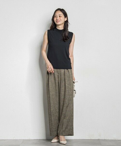 LAUTREAMONT / ロートレアモン ニット・セーター | ノースリーブハイネックニット ≪手洗い可能≫ | 詳細1