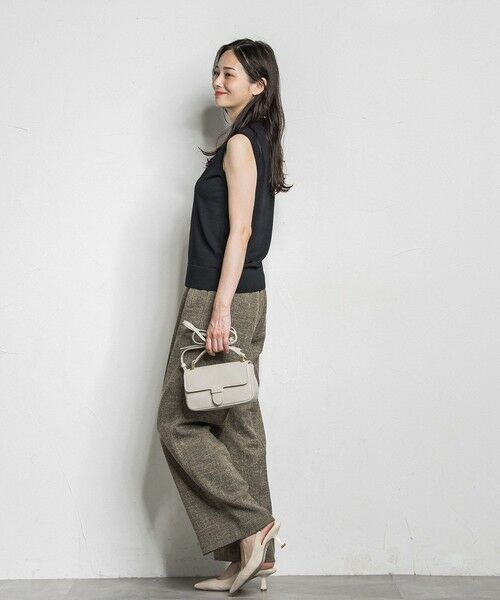 LAUTREAMONT / ロートレアモン ニット・セーター | ノースリーブハイネックニット ≪手洗い可能≫ | 詳細3