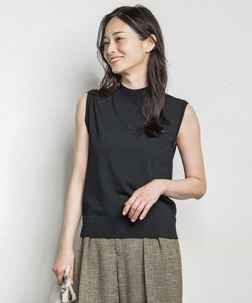 LAUTREAMONT / ロートレアモン ニット・セーター | ノースリーブハイネックニット ≪手洗い可能≫ | 詳細6