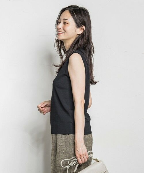 LAUTREAMONT / ロートレアモン ニット・セーター | ノースリーブハイネックニット ≪手洗い可能≫ | 詳細8