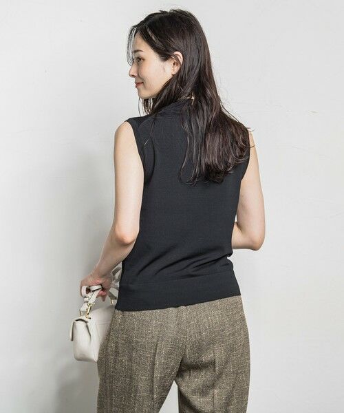 LAUTREAMONT / ロートレアモン ニット・セーター | ノースリーブハイネックニット ≪手洗い可能≫ | 詳細9