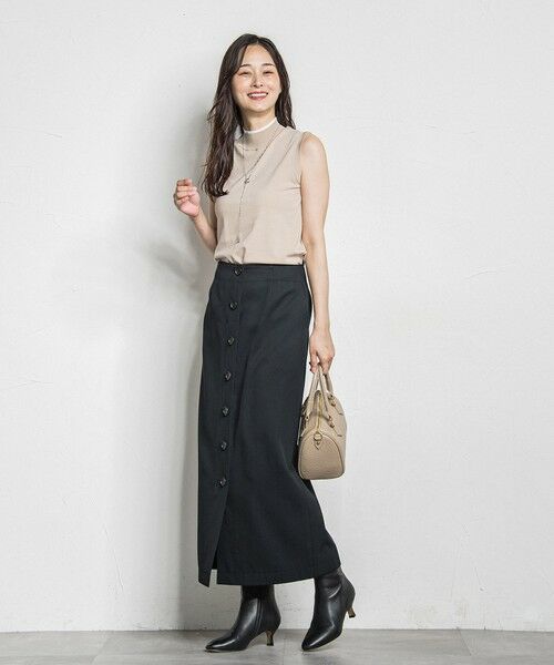 LAUTREAMONT / ロートレアモン ニット・セーター | ノースリーブハイネックニット ≪手洗い可能≫ | 詳細23