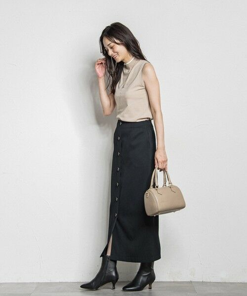 LAUTREAMONT / ロートレアモン ニット・セーター | ノースリーブハイネックニット ≪手洗い可能≫ | 詳細24